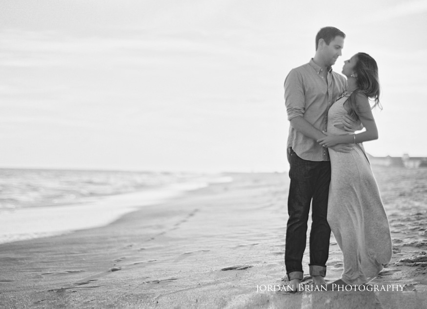 Contax film engagement portrait, GTKY session South Jersey